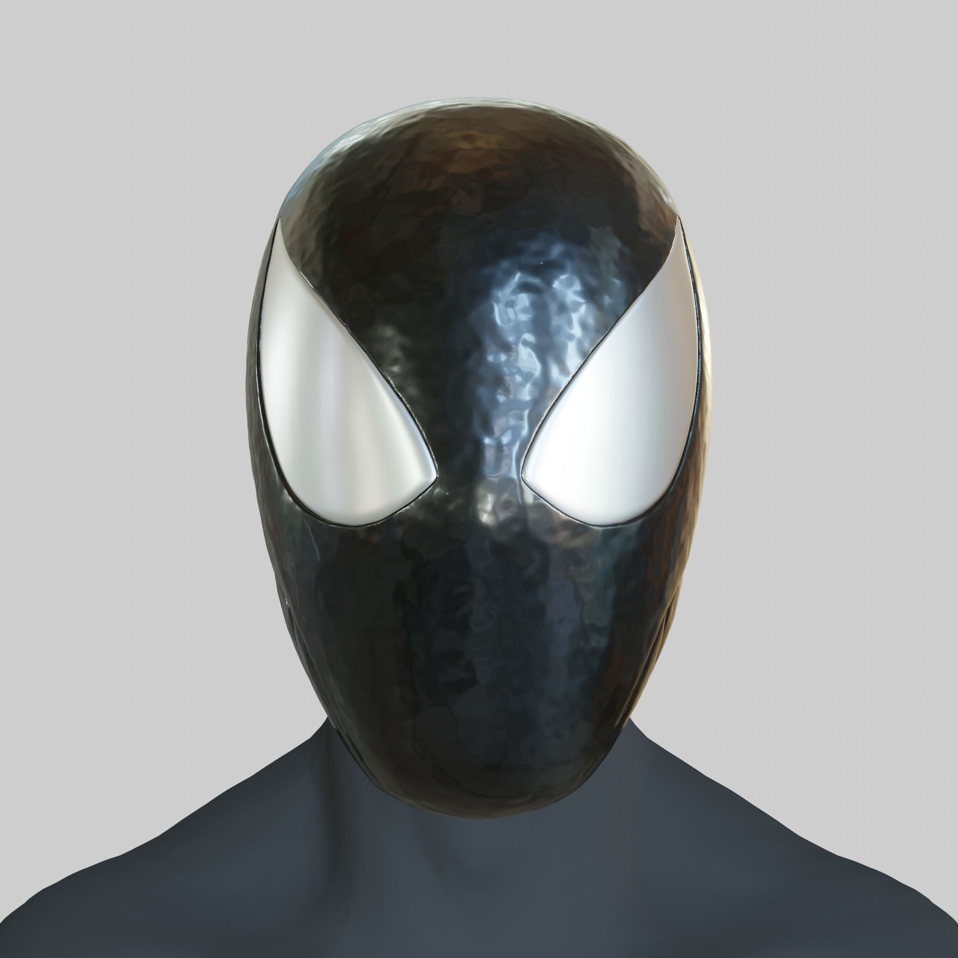 SPIDER MAN 2 COSPLAY MASK VENOM BLACK SUIT 3D model 3D printable CGTrader