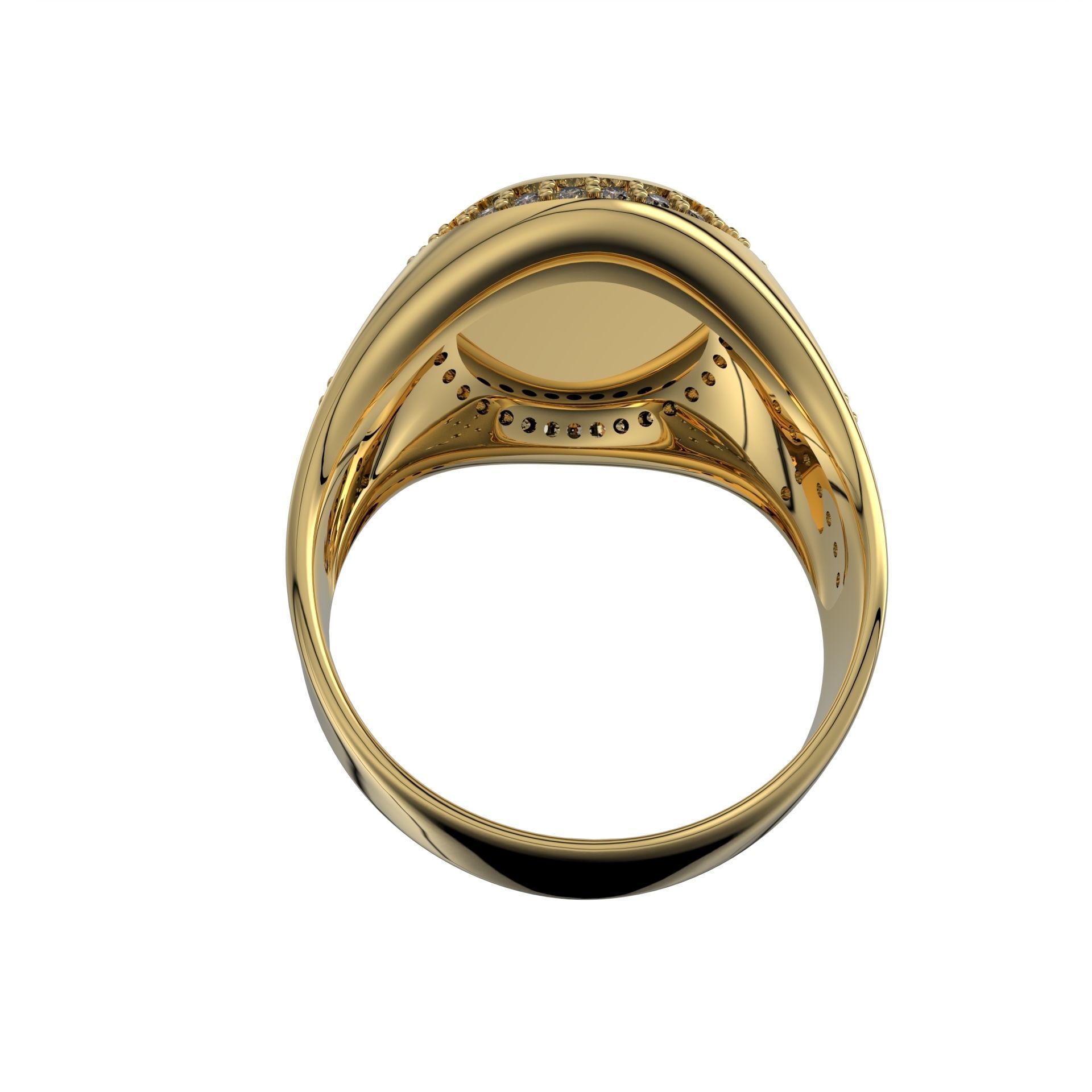 Virgin of Guadalupe ring 3D print model_5