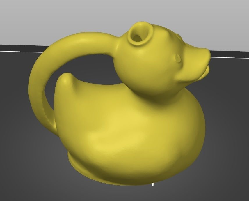 ducky watering can 3D print model_2