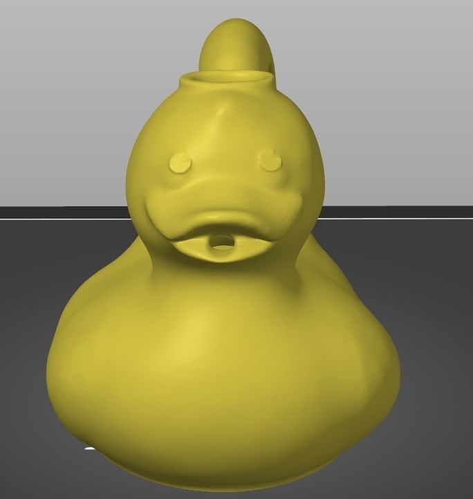ducky watering can 3D print model_3