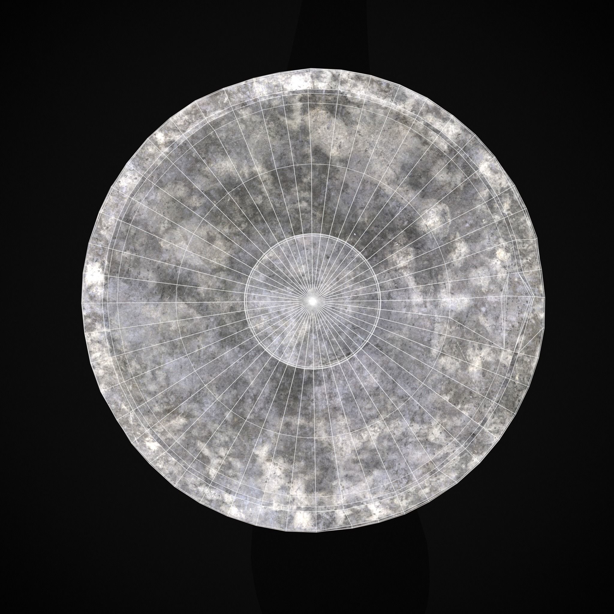 Small Garden Planter Low-poly 3D model_6