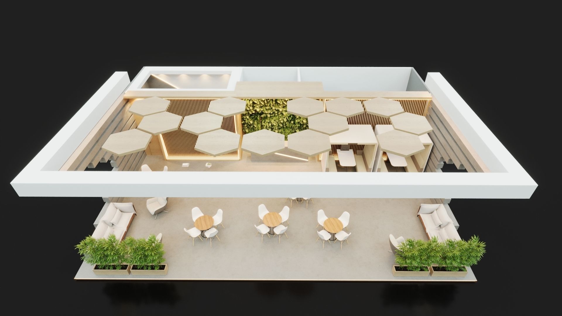 Exhibition Stand - 14m x 10m 3D model 3D model 3D model_7