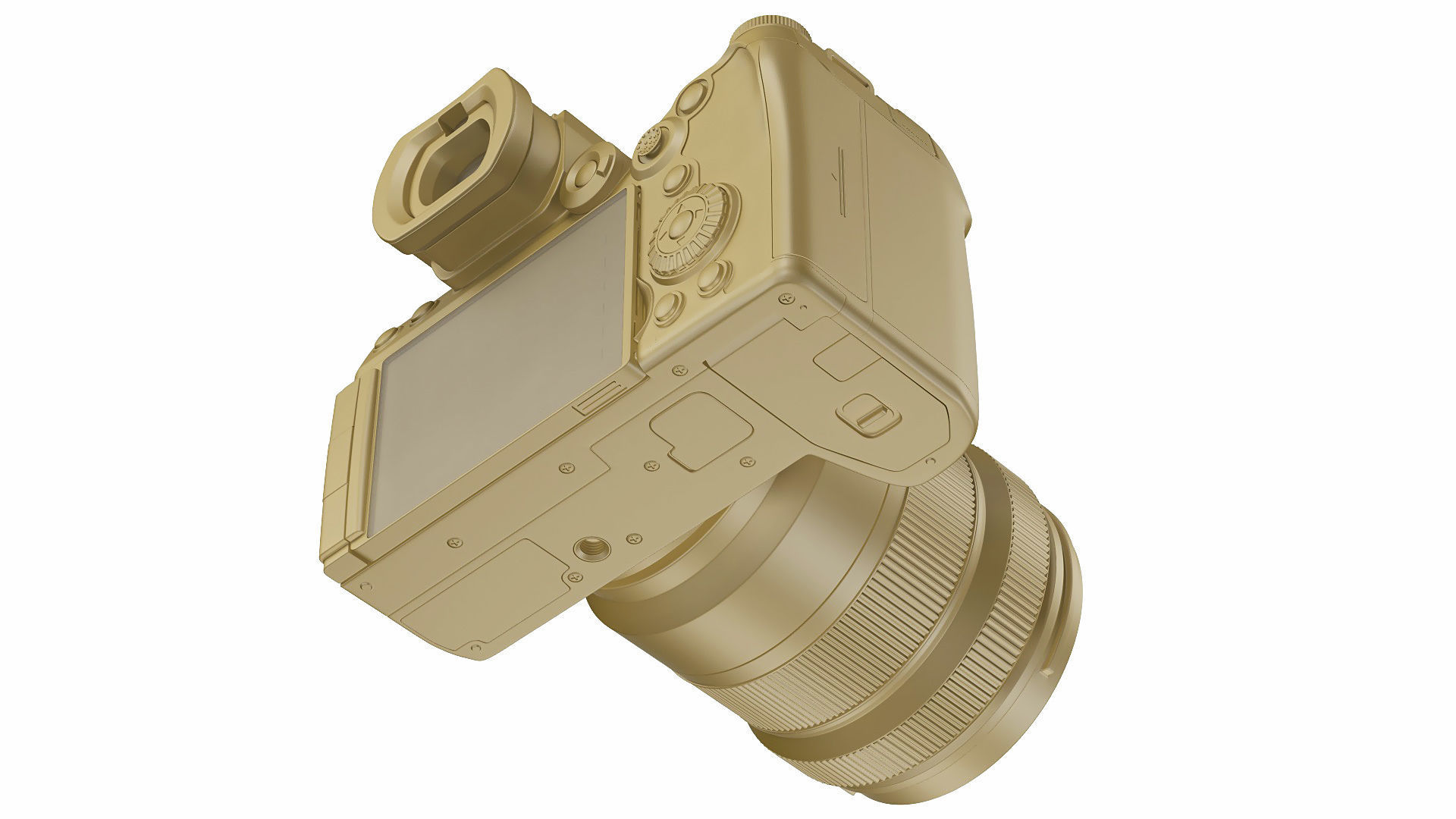 Panasonic Lumix DC-S5 II with lens 3D model_27