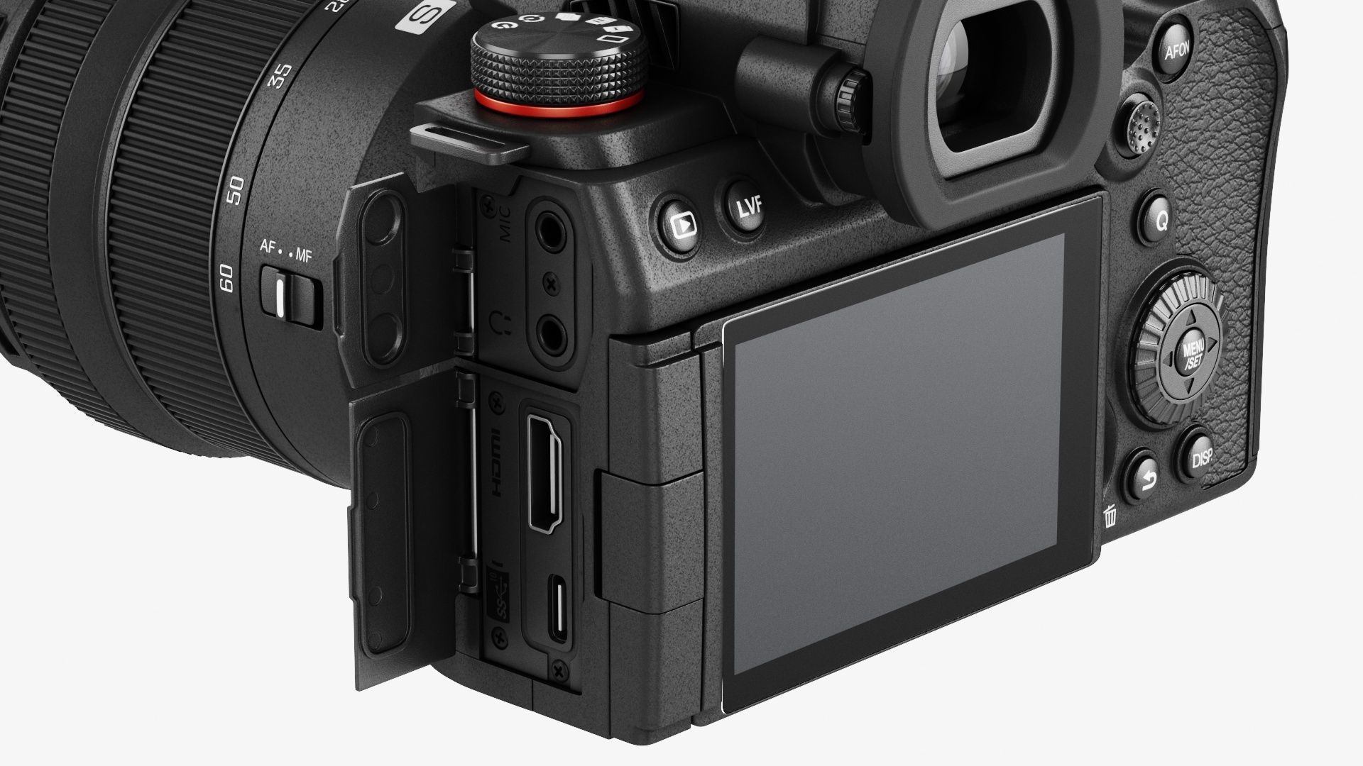 Panasonic Lumix DC-S5 II with lens 3D model_11