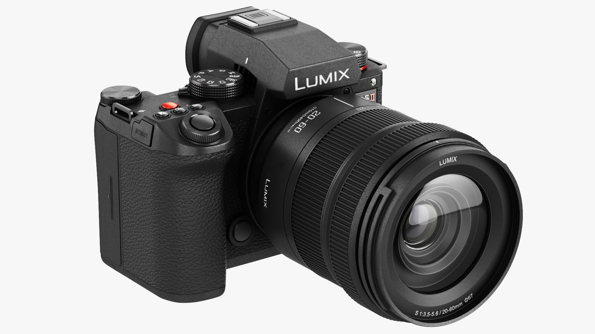 Panasonic Lumix DC-S5 II with lens 3D model_1
