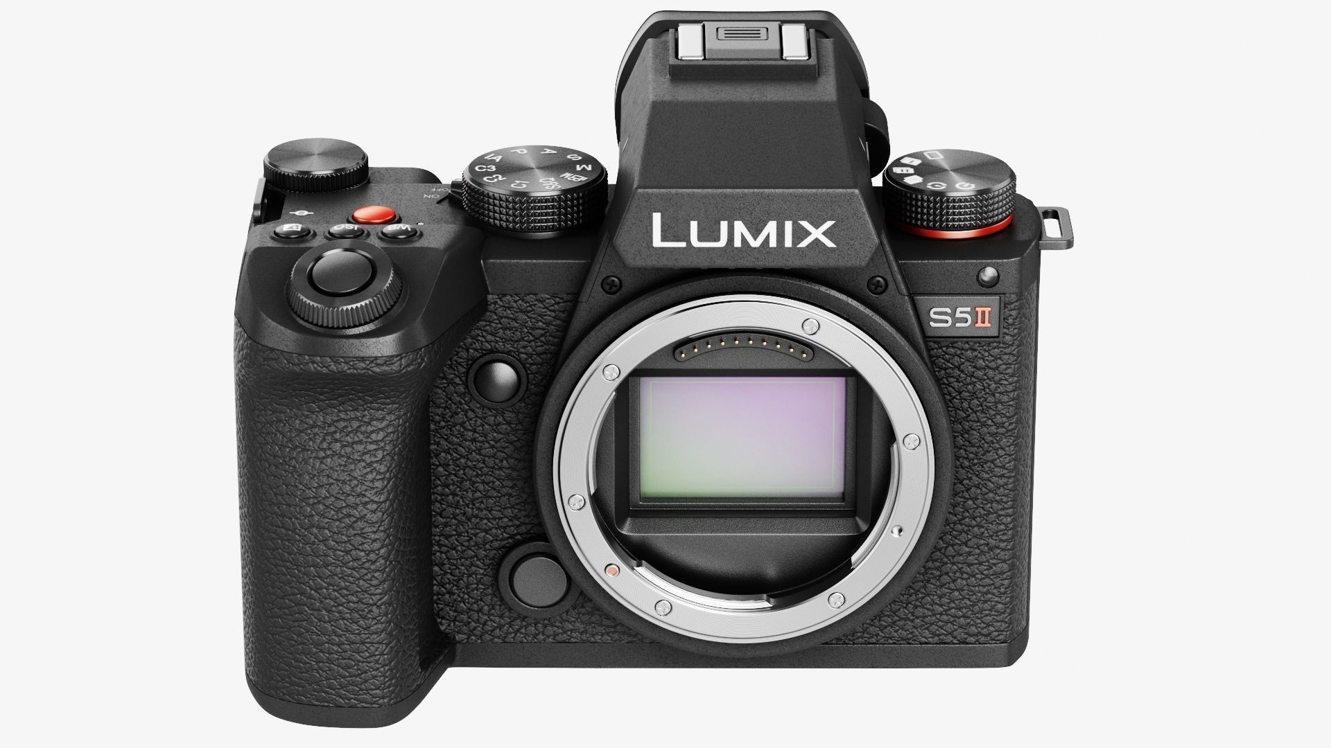 Panasonic Lumix DC-S5 II with lens 3D model_5