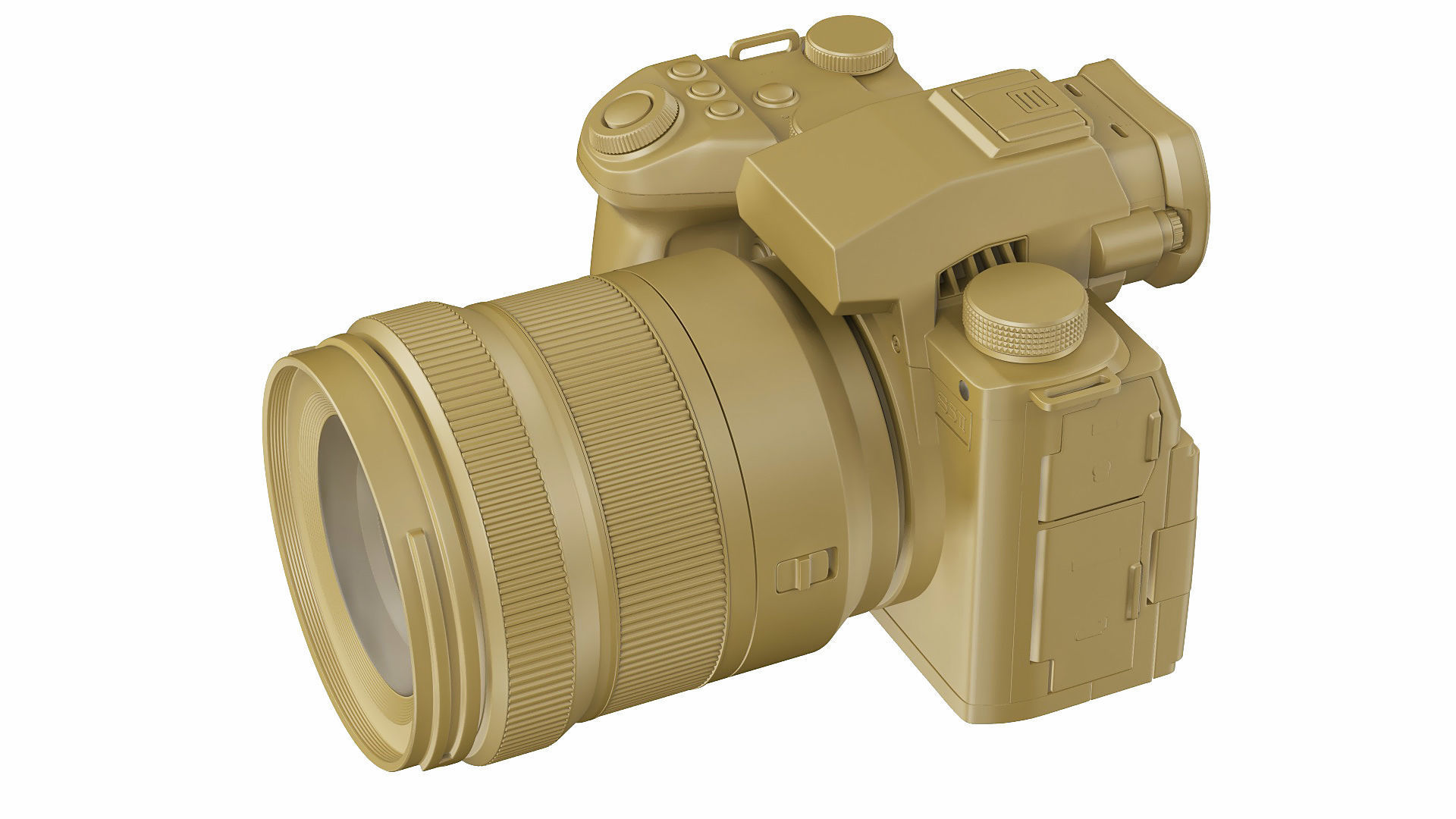 Panasonic Lumix DC-S5 II with lens 3D model_24