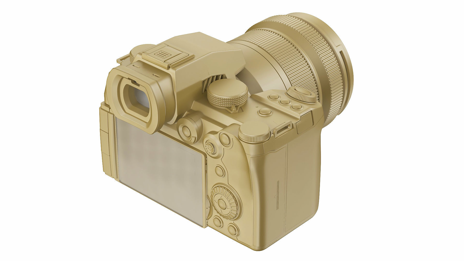 Panasonic Lumix DC-S5 II with lens 3D model_26