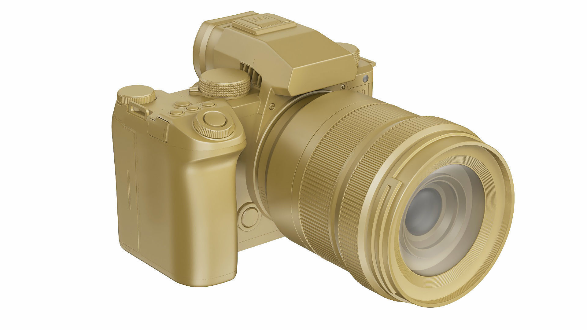 Panasonic Lumix DC-S5 II with lens 3D model_22