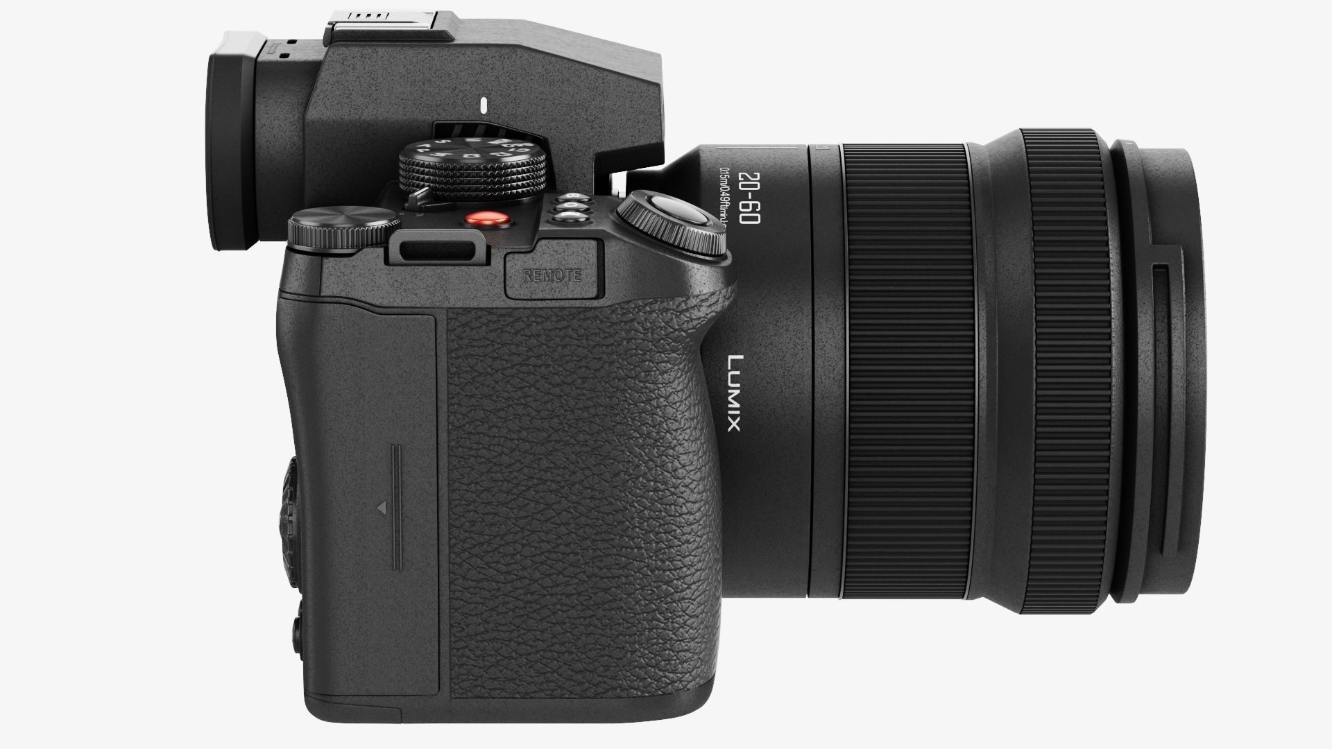 Panasonic Lumix DC-S5 II with lens 3D model_17