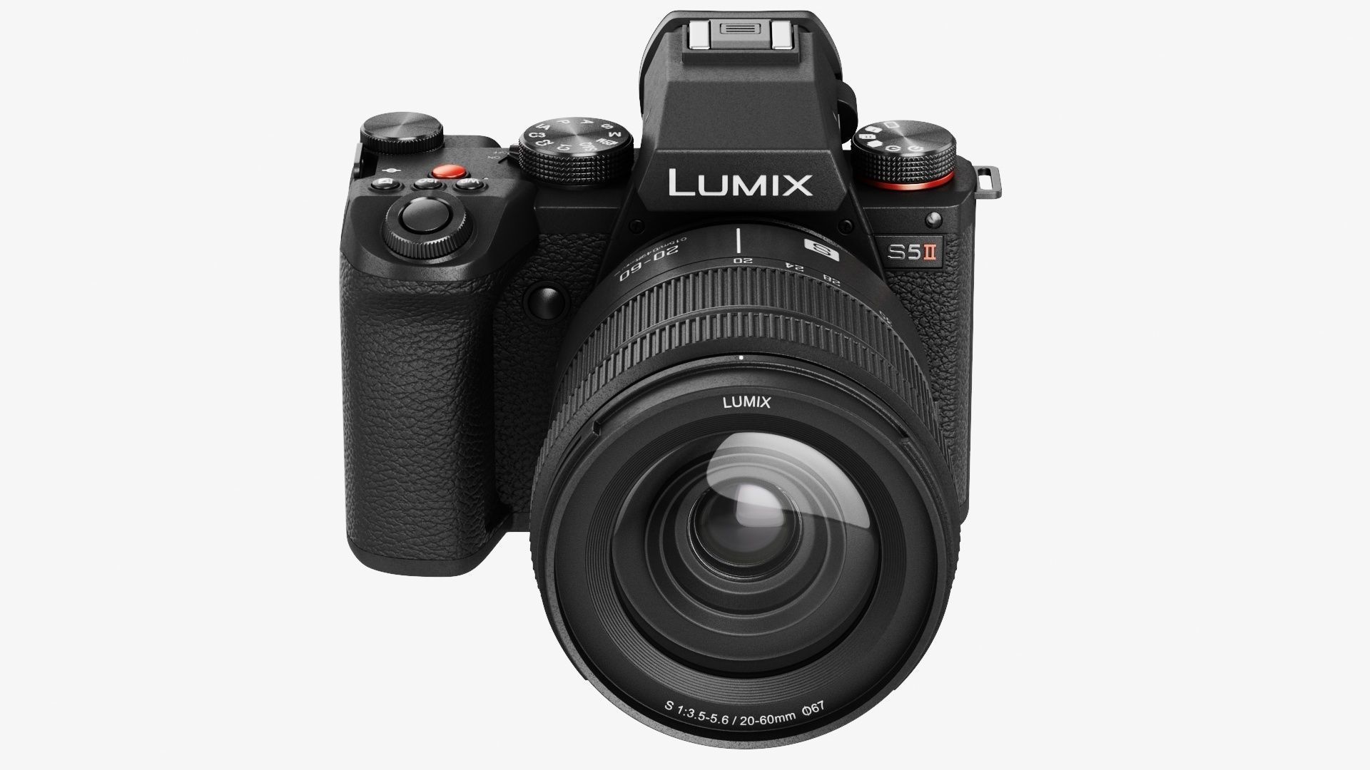 Panasonic Lumix DC-S5 II with lens 3D model_4