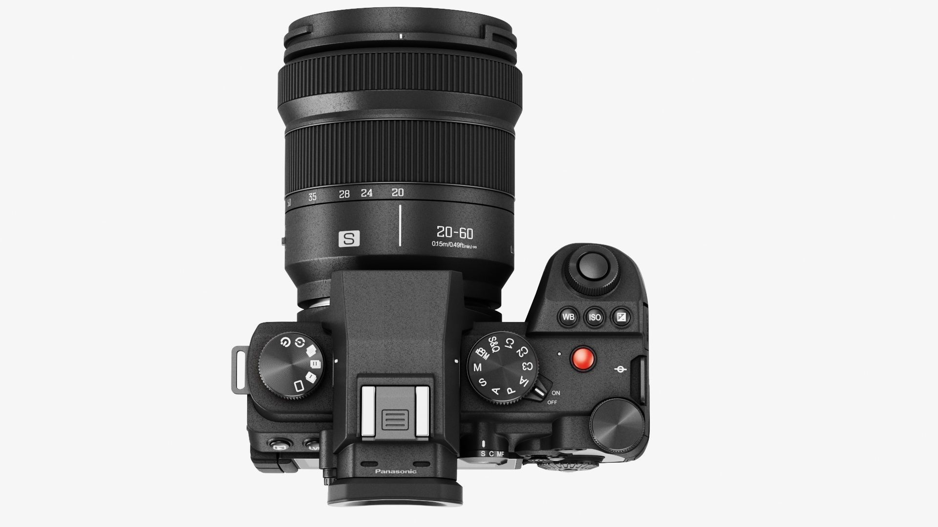 Panasonic Lumix DC-S5 II with lens 3D model_18