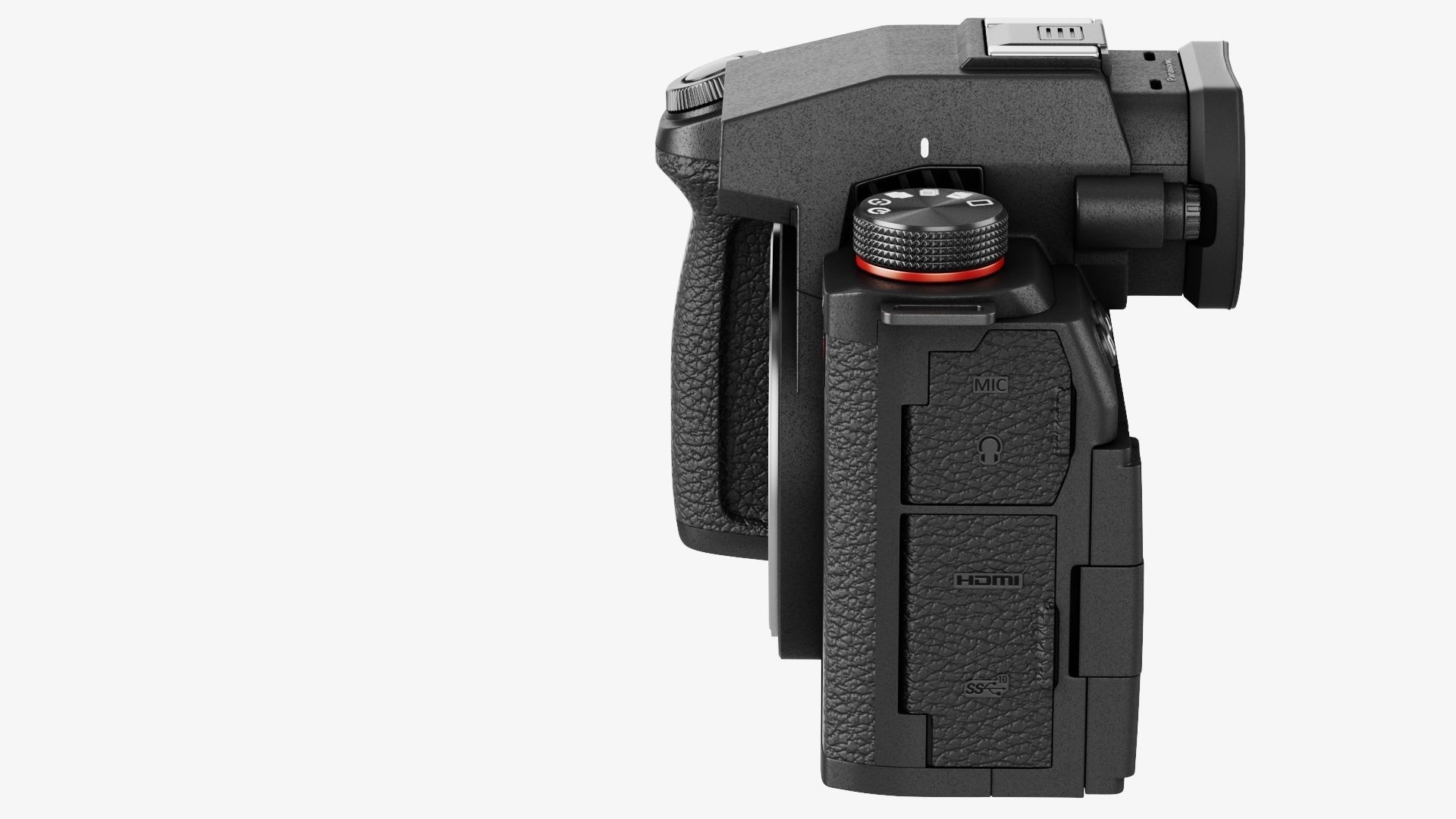 Panasonic Lumix DC-S5 II with lens 3D model_9