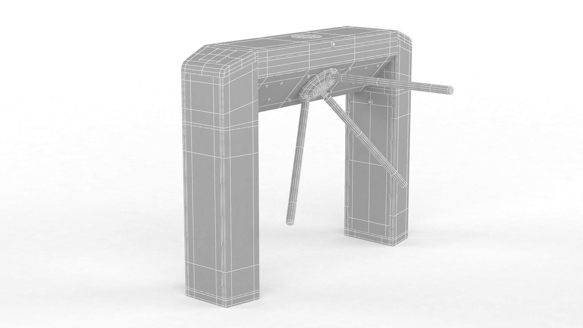 Turnstile Gate 3D model_8