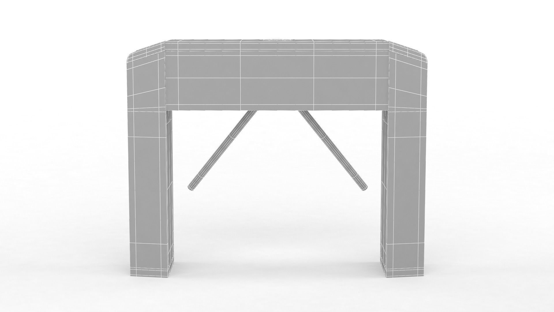 Turnstile Gate 3D model_11