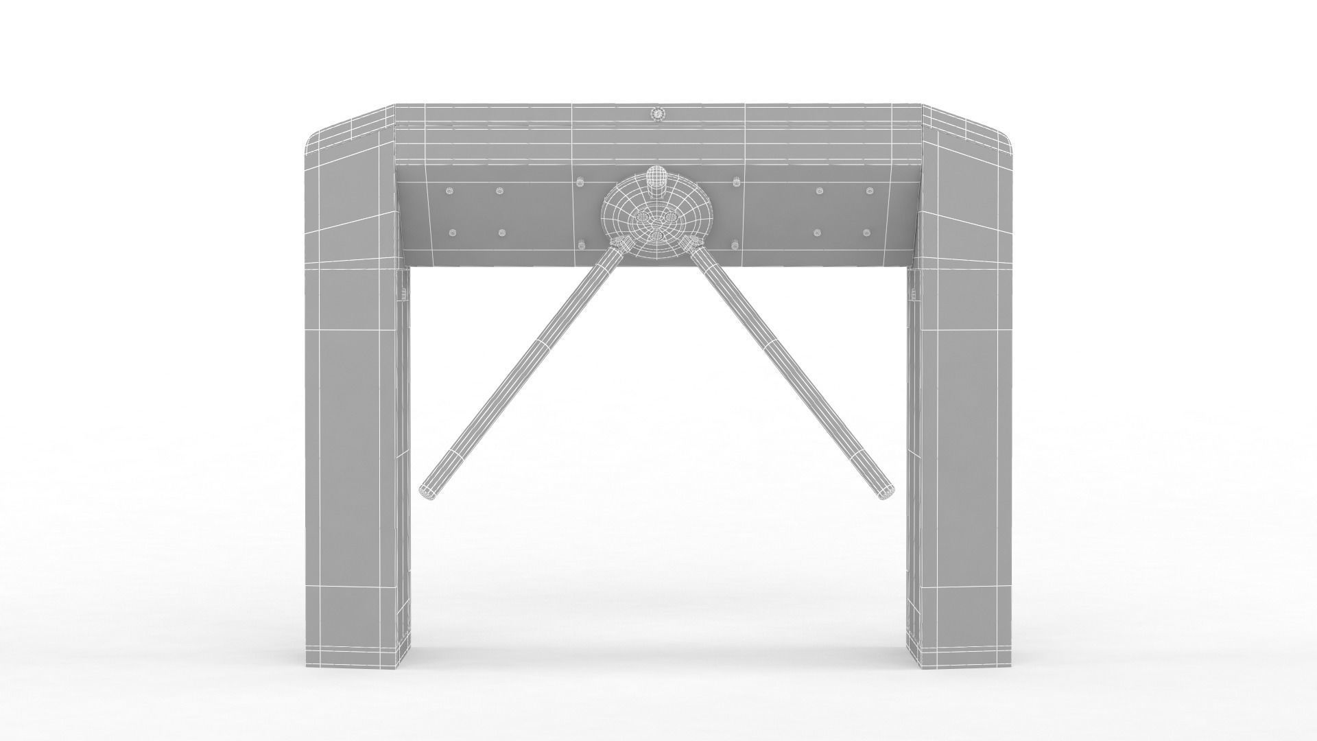 Turnstile Gate 3D model_9