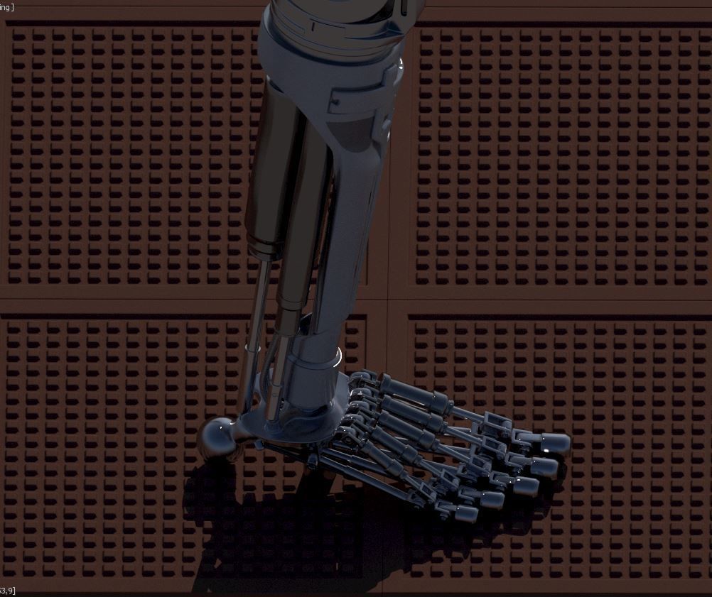 Terminator T-800 Endoskeleton T1 V4 High Detal 3D print model_37