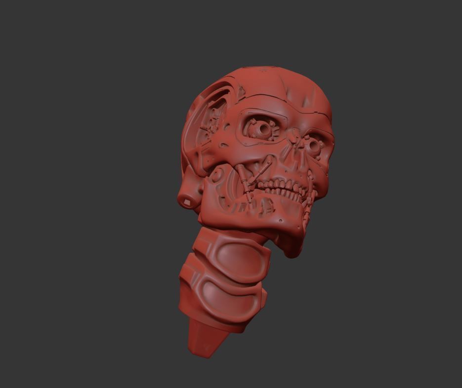 Terminator T-800 Endoskeleton T1 V4 High Detal 3D print model_6