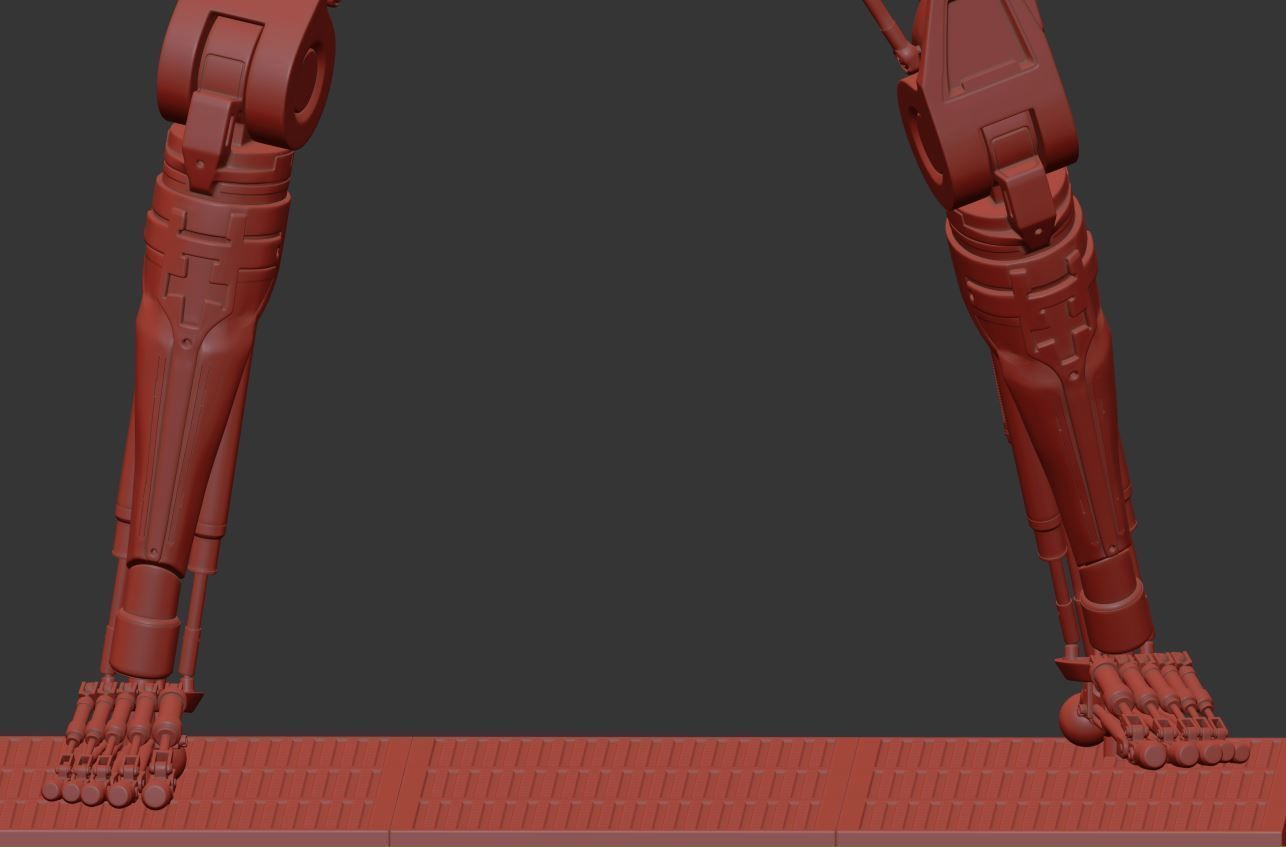 Terminator T-800 Endoskeleton T1 V4 High Detal 3D print model_14