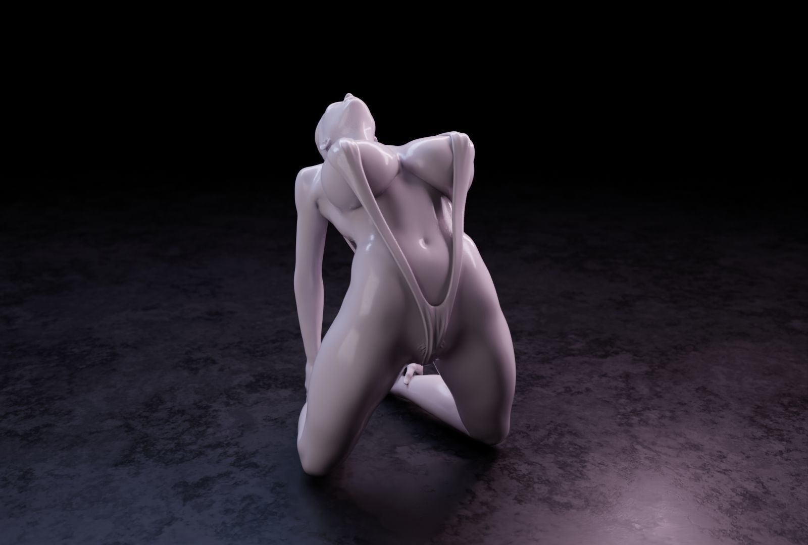 Sexy girl 106 3D print model_3