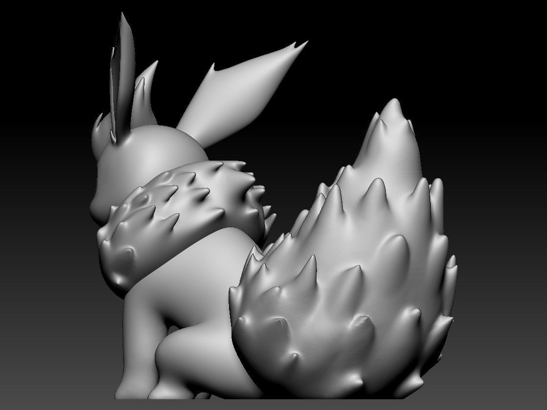 Flareon 3D print model_8