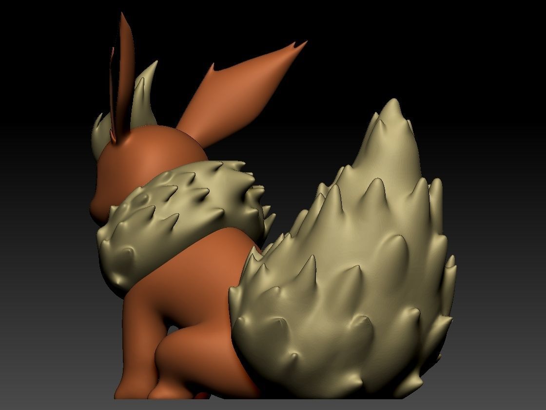 Flareon 3D print model_7