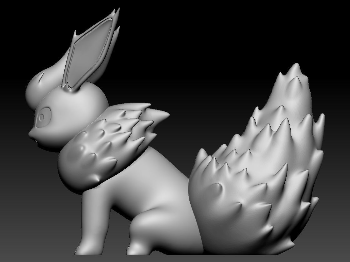 Flareon 3D print model_6