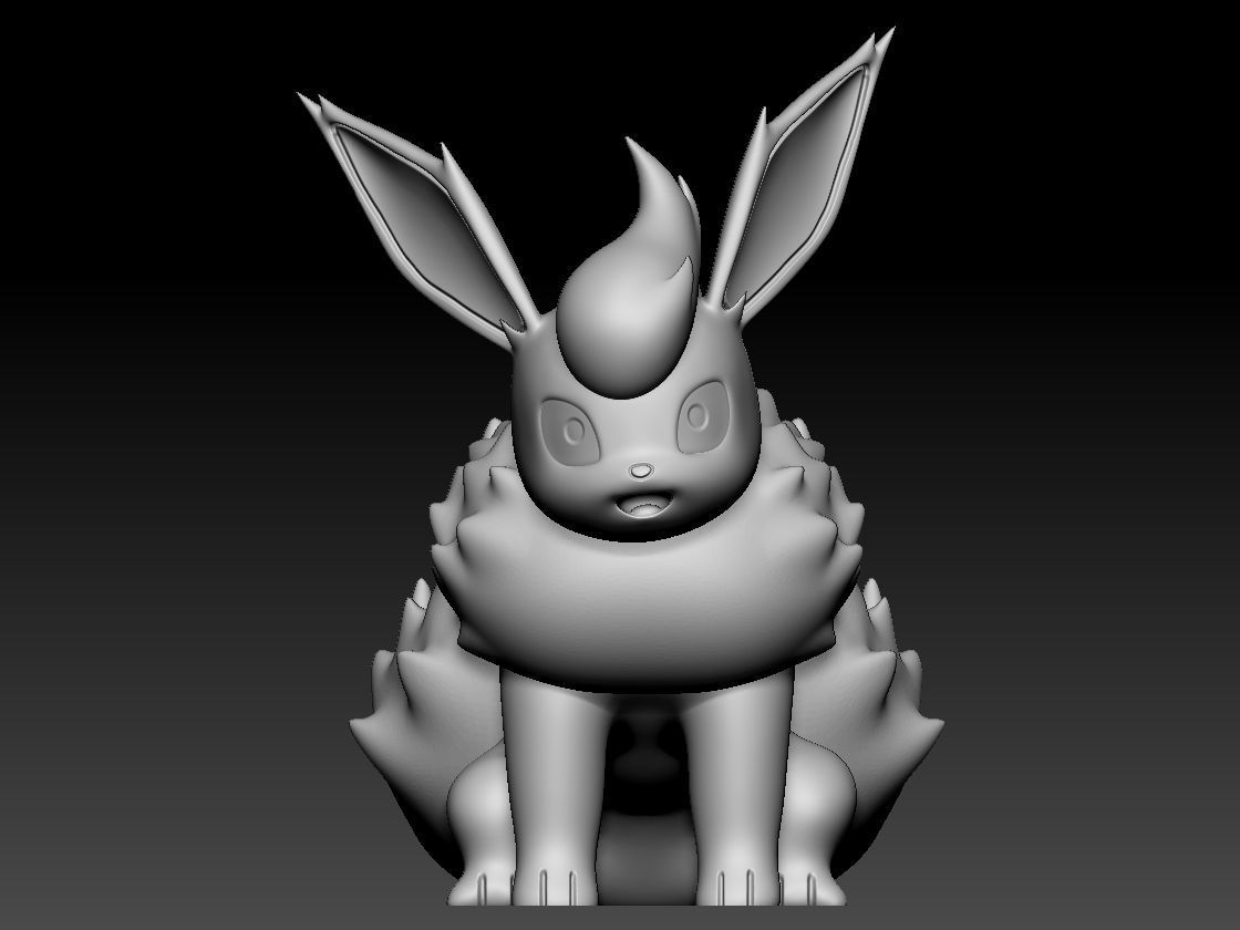 Flareon 3D print model_2