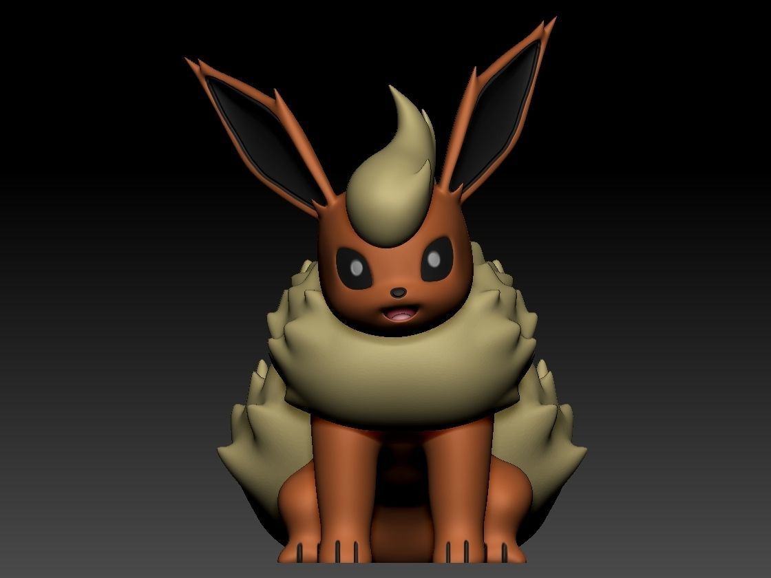 Flareon 3D print model_1