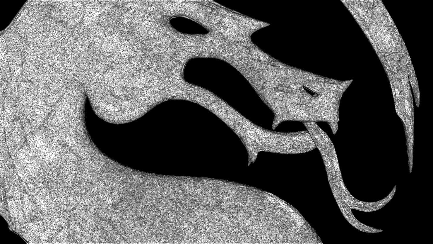 3D PRINTABLE MORTAL KOMBAT MK1 2023 DRAGON LOGO 3D print model_17