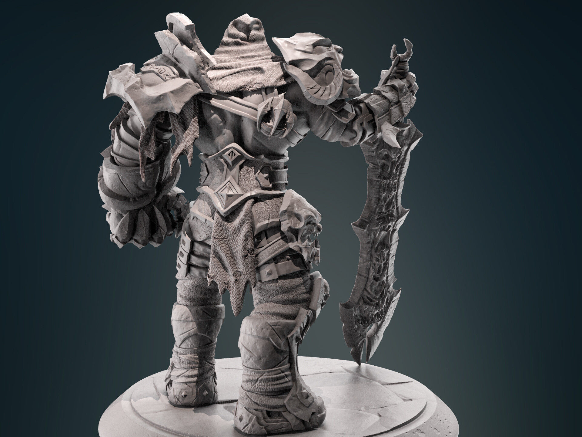 Darksider war for 3d printing 3D model_2