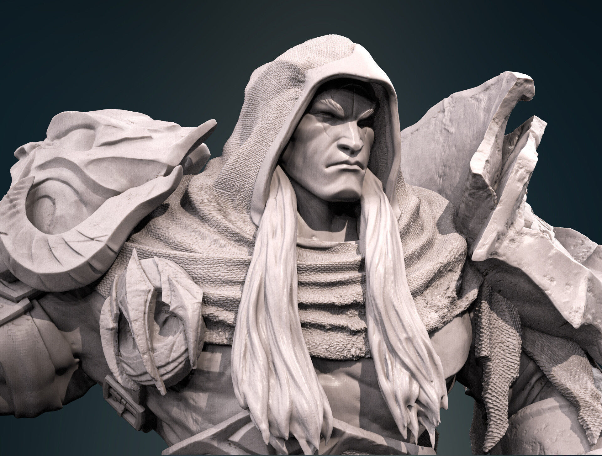 Darksider war for 3d printing 3D model_3