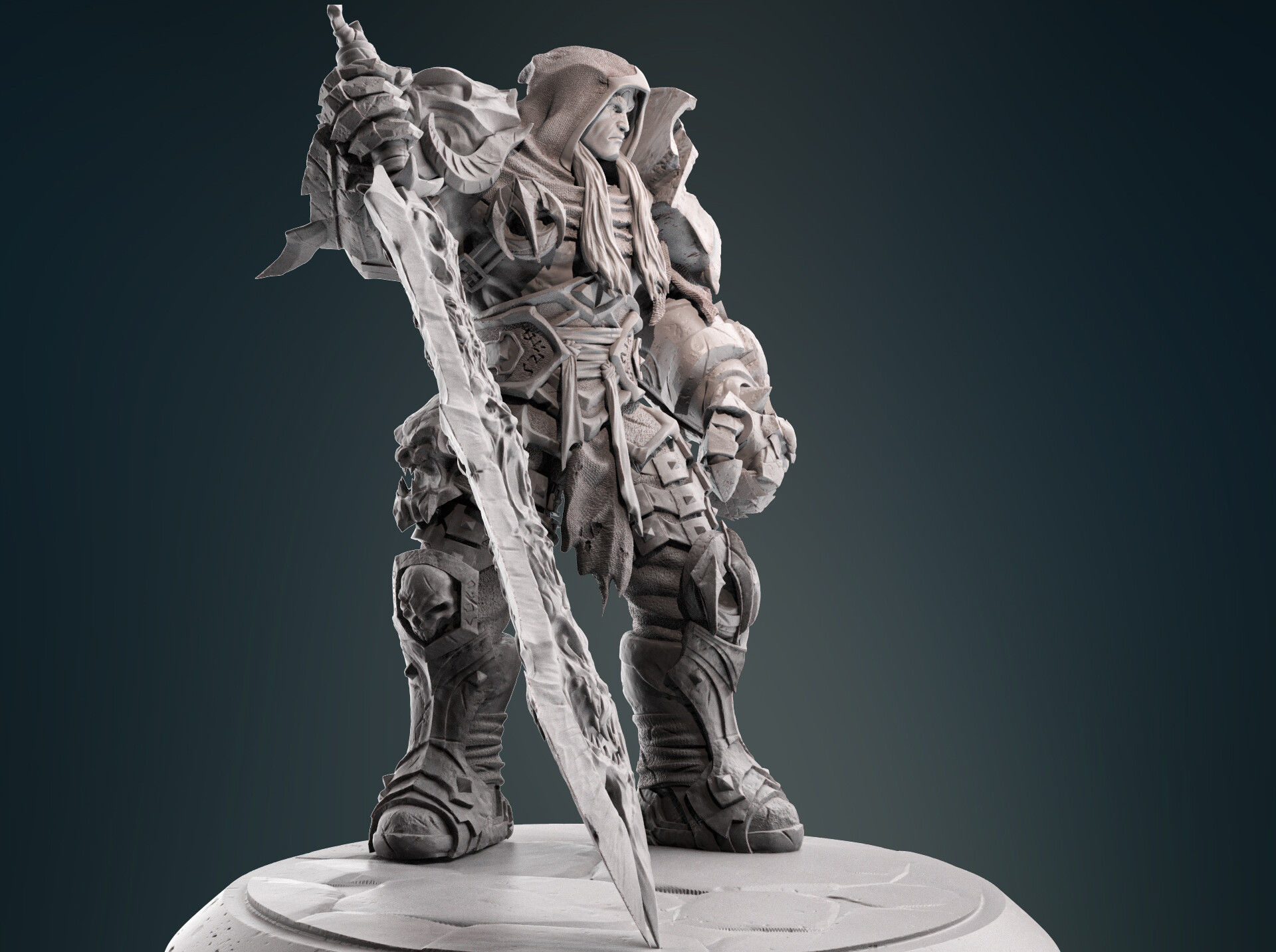 Darksider war for 3d printing 3D model_1