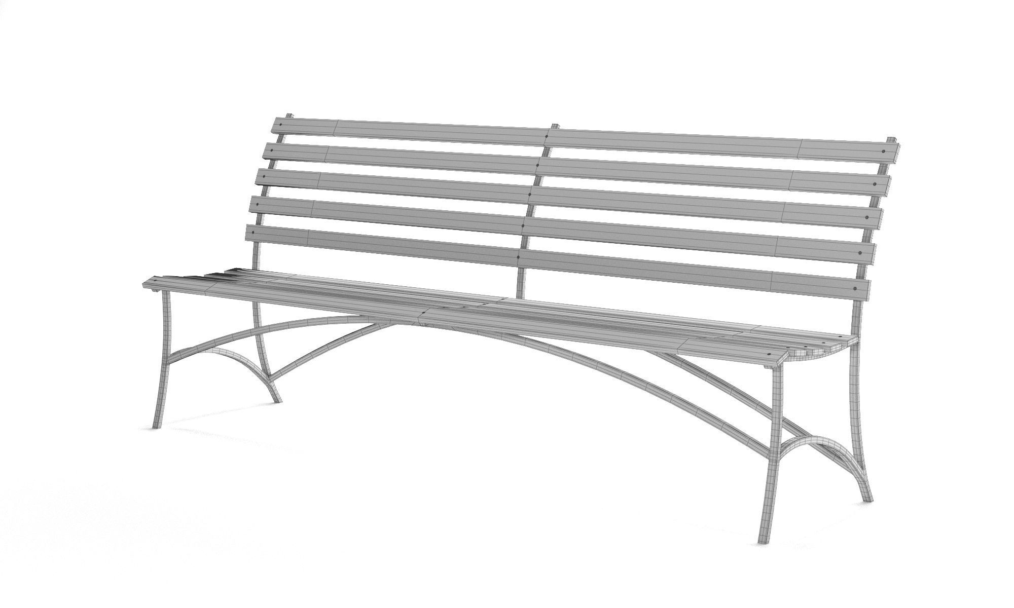 Chairs 02 Low-poly 3D model_5