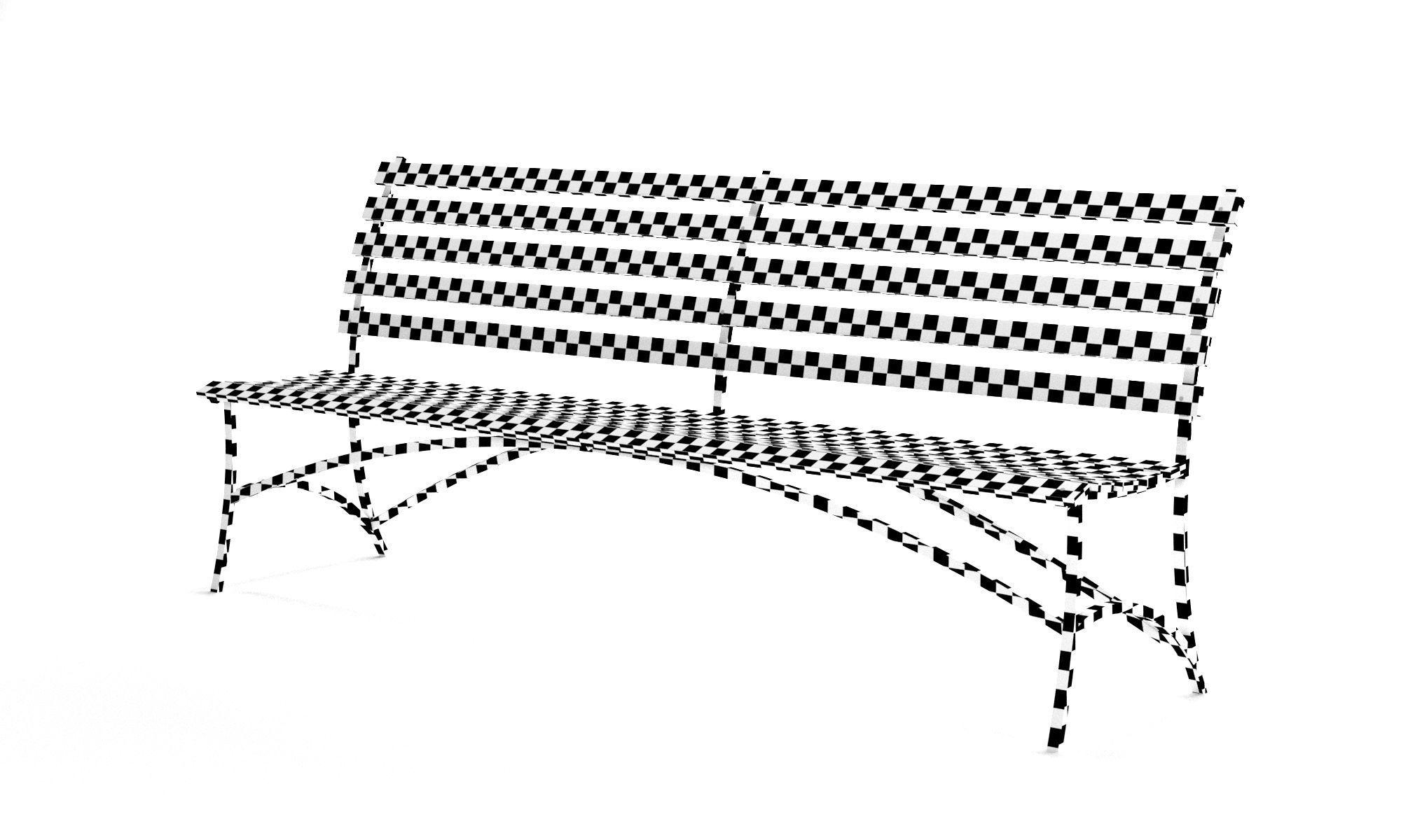 Chairs 02 Low-poly 3D model_4