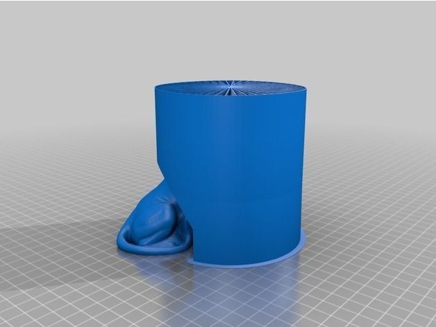 Hairy Lion 3D print model_11