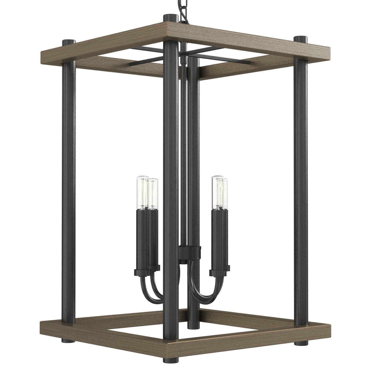 Fontayne Collection Four-Light Antique Bronze  Pendant Light 3D model_4