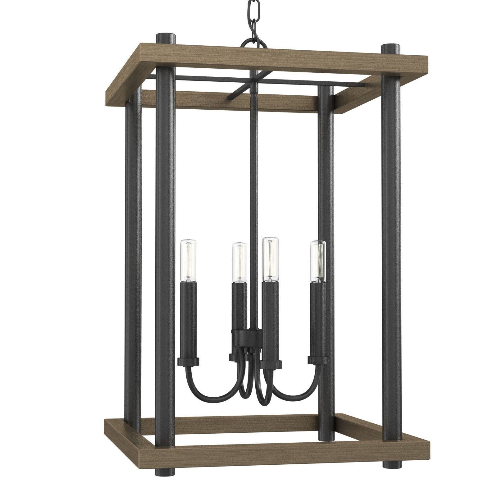 Fontayne Collection Four-Light Antique Bronze  Pendant Light 3D model_3