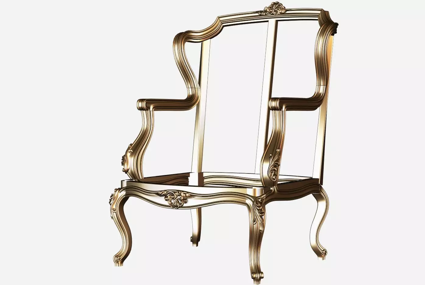 Armachair model for cnc 02 3D model_0