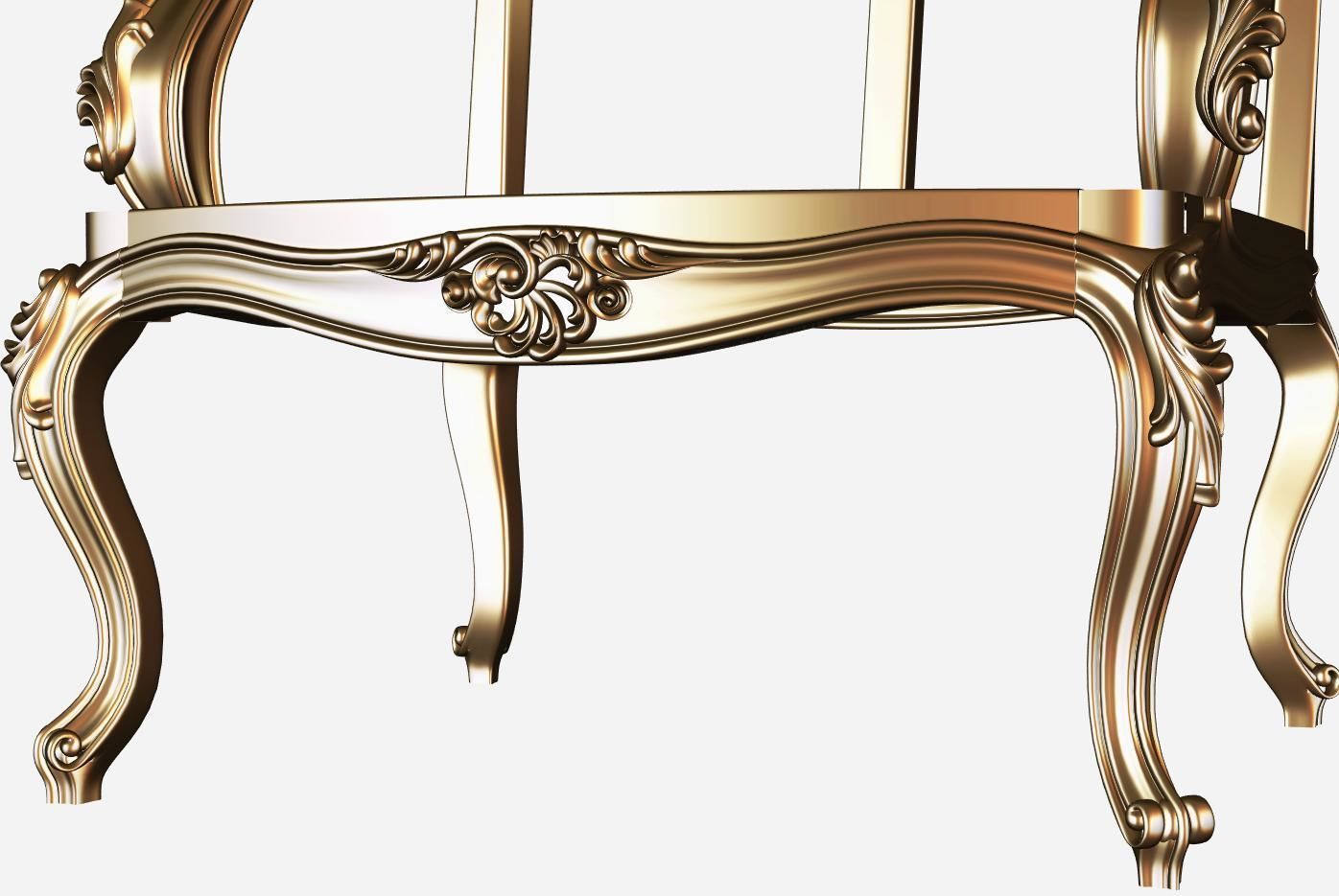 Armachair model for cnc 02 3D model_4