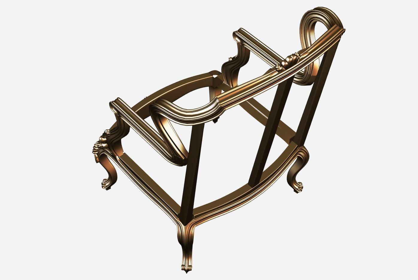 Armachair model for cnc 02 3D model_6