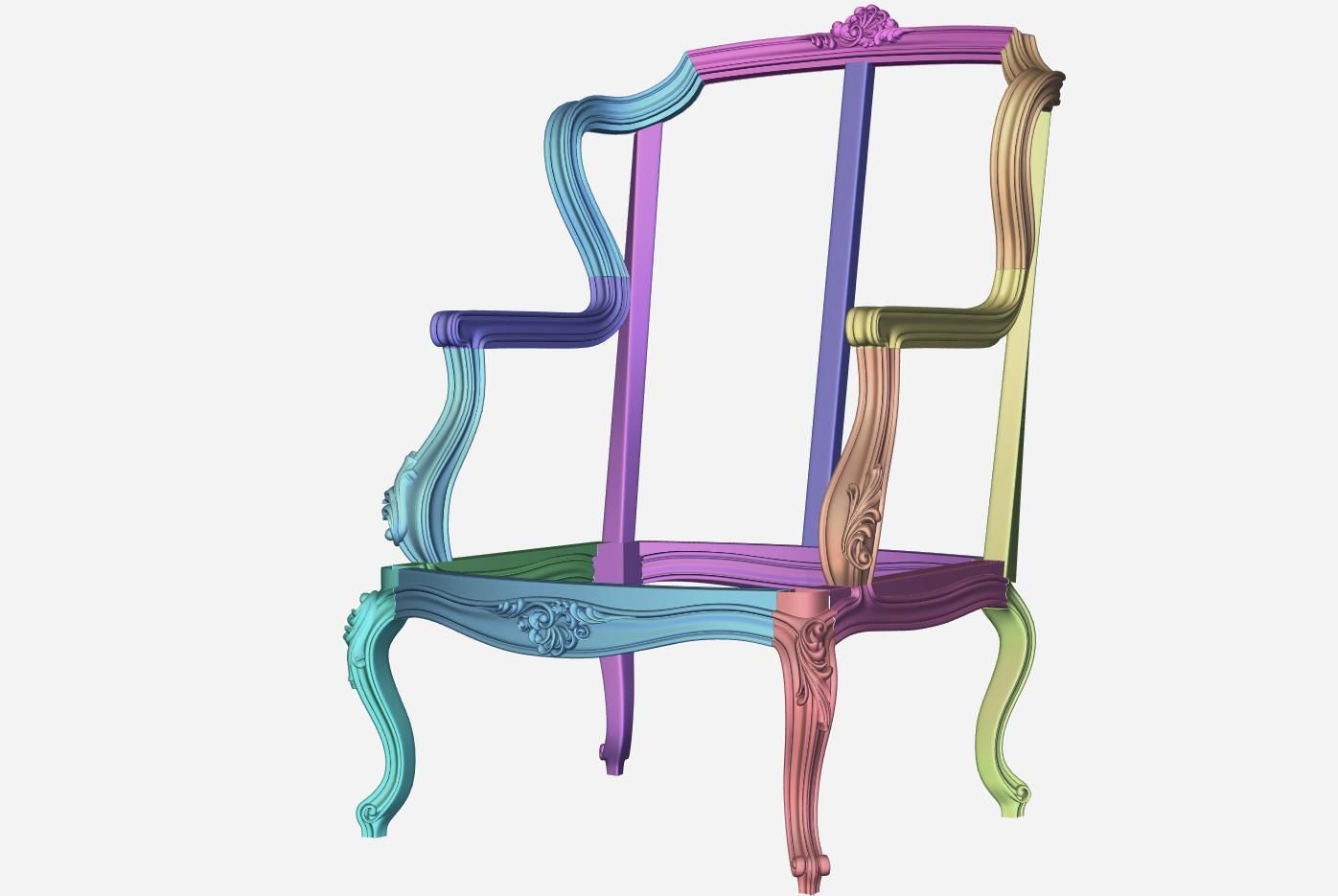 Armachair model for cnc 02 3D model_7