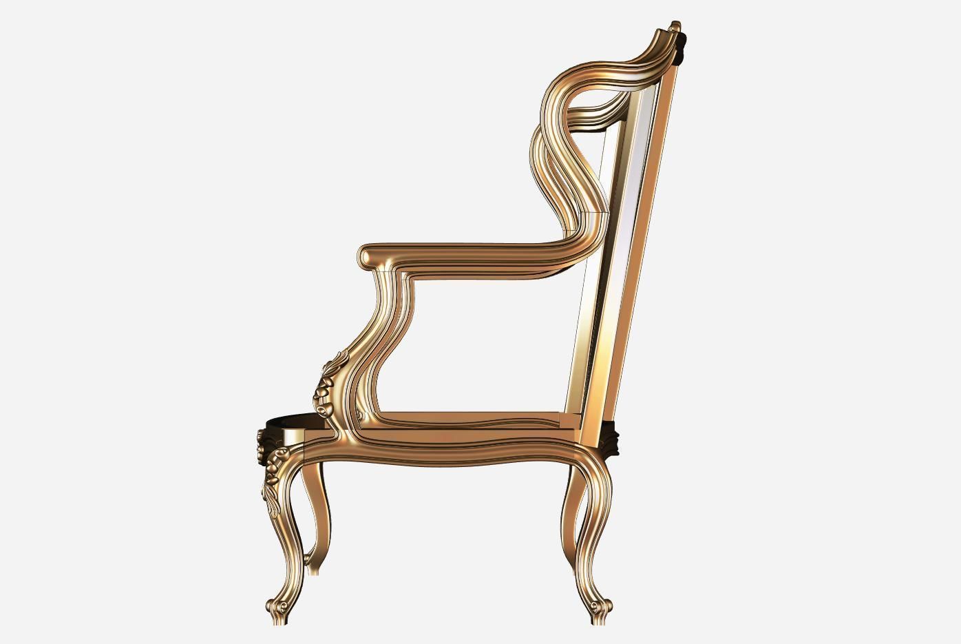 Armachair model for cnc 02 3D model_3