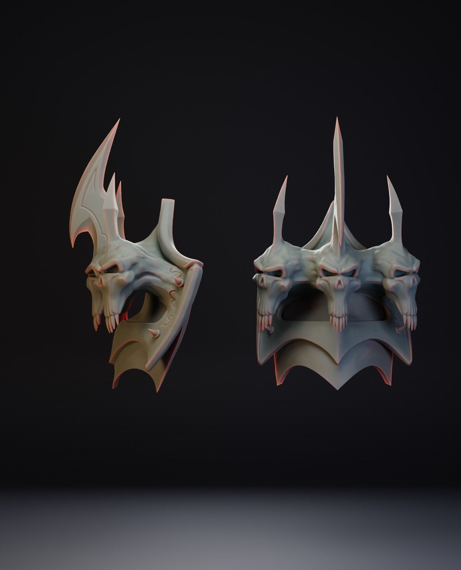 Plate Maw Shadowlands Shoulder - World of Warcraft 3D print model_2