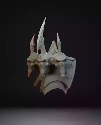 Plate Maw Shadowlands Shoulder - World of Warcraft 3D print model