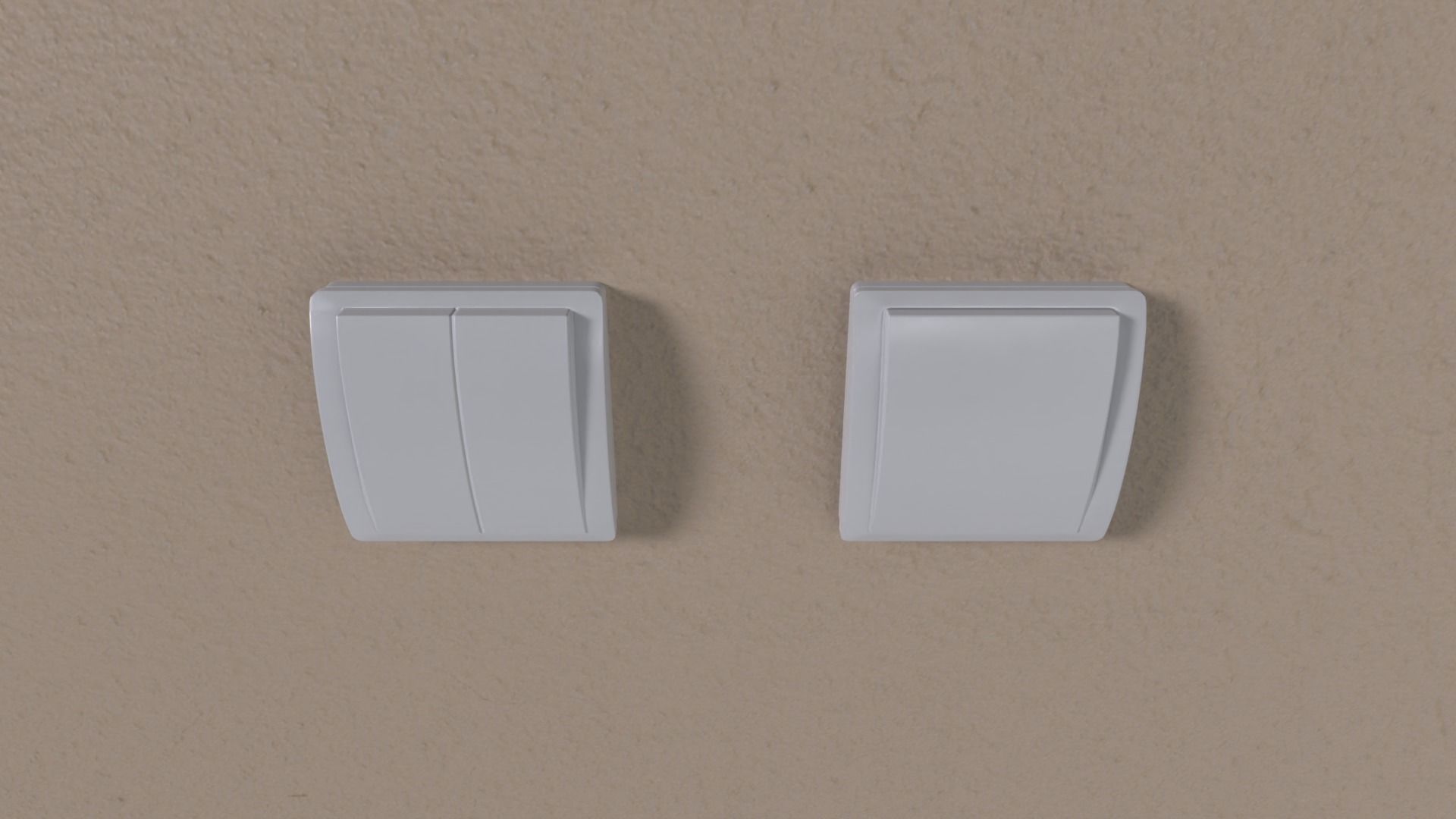 Light Switches Low-poly 3D model_10