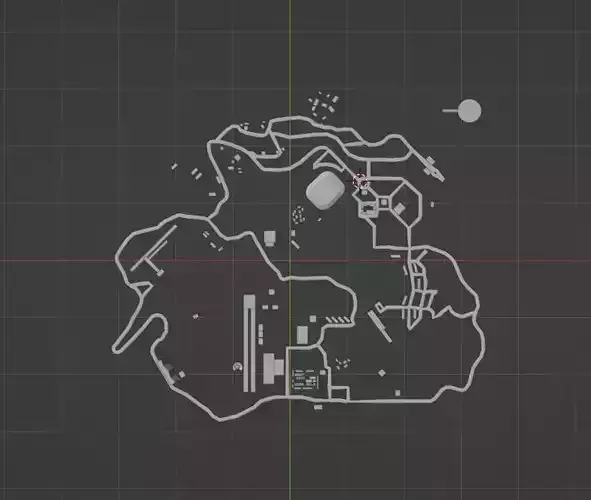 simple verdansk call of duty map Low-poly 3D model