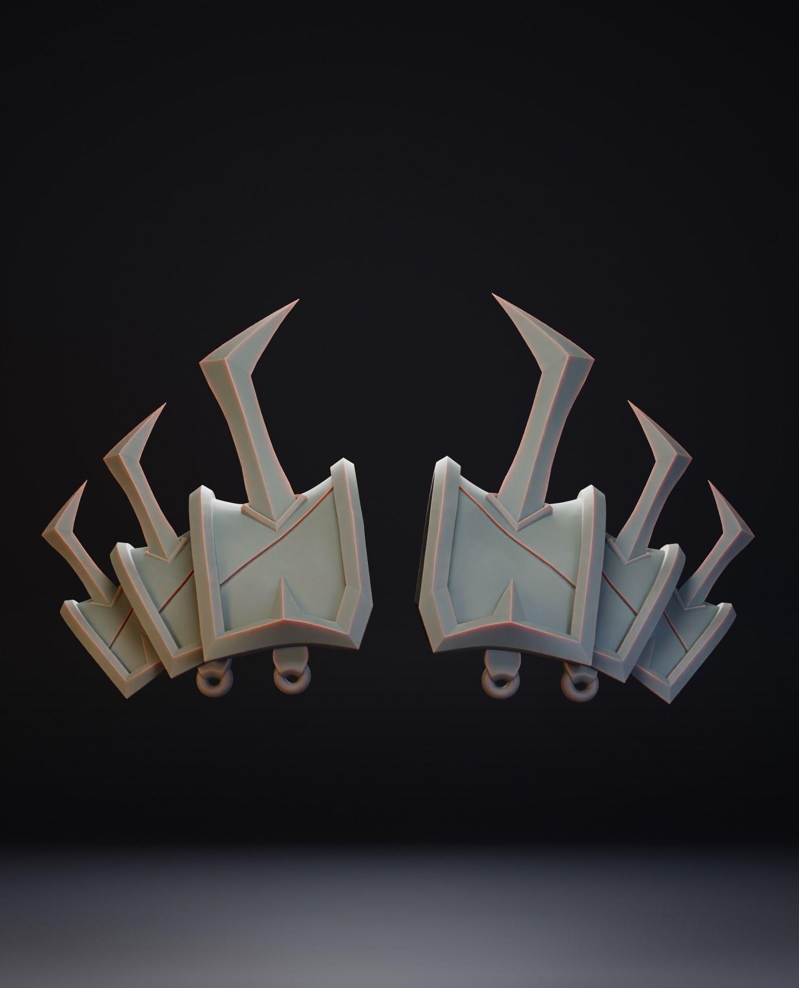 Deathmantle Shoulder -  World of Warcraft 3D print model_1