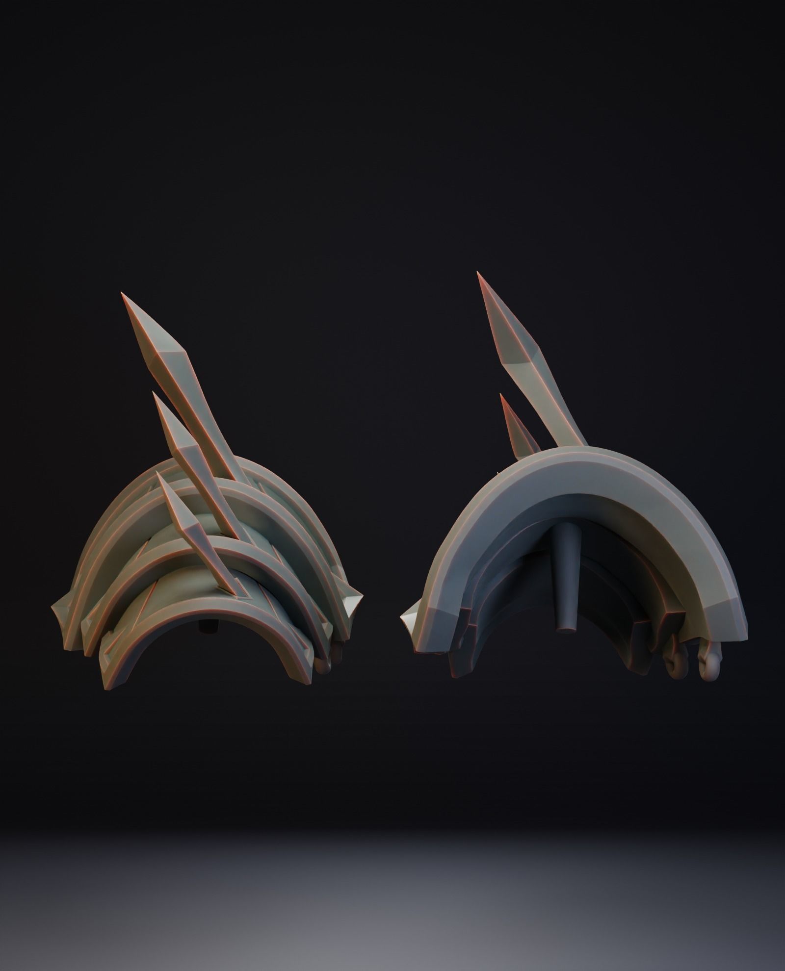 Deathmantle Shoulder -  World of Warcraft 3D print model_2