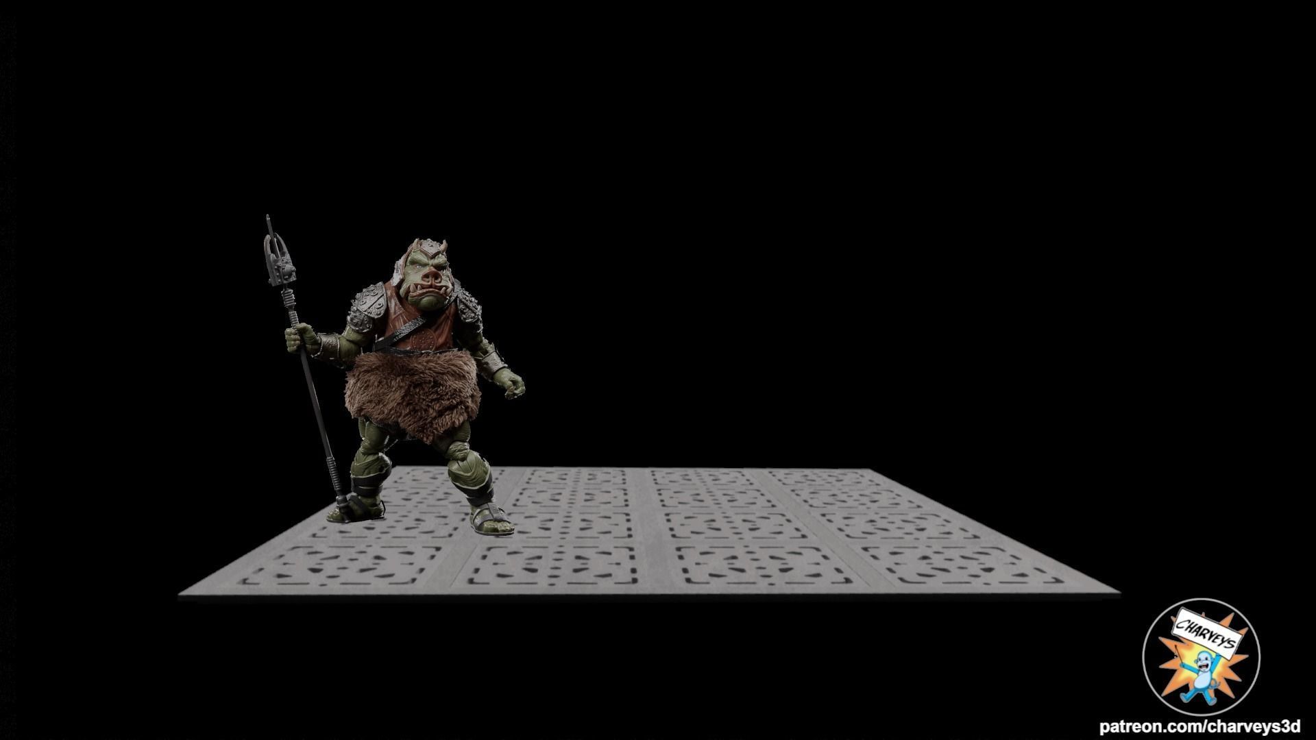 Star Wars Jabbas Palace Floor Grate for action figures 3D model 3D ...